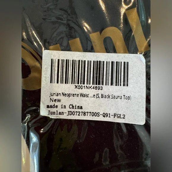 Junlan Women’s Neoprene Sauna Vest & Waist Trainer - Size S - Picture 13 of 14